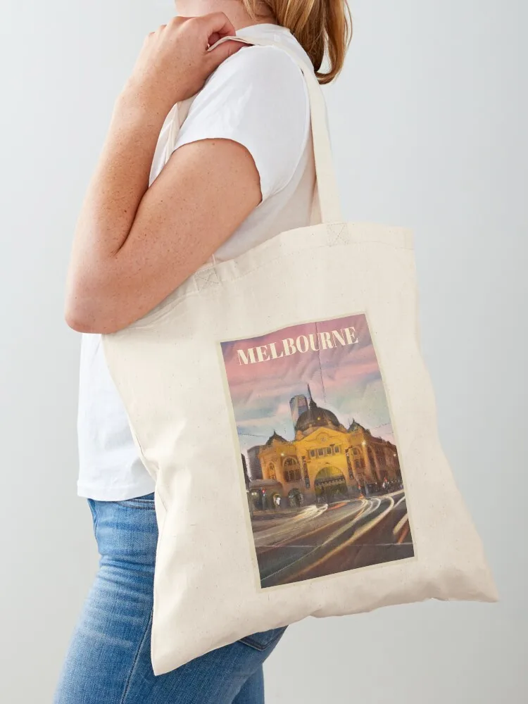 Vintage Fashion Melbourne - Melbourne Vintage Travel Tote Bag bags