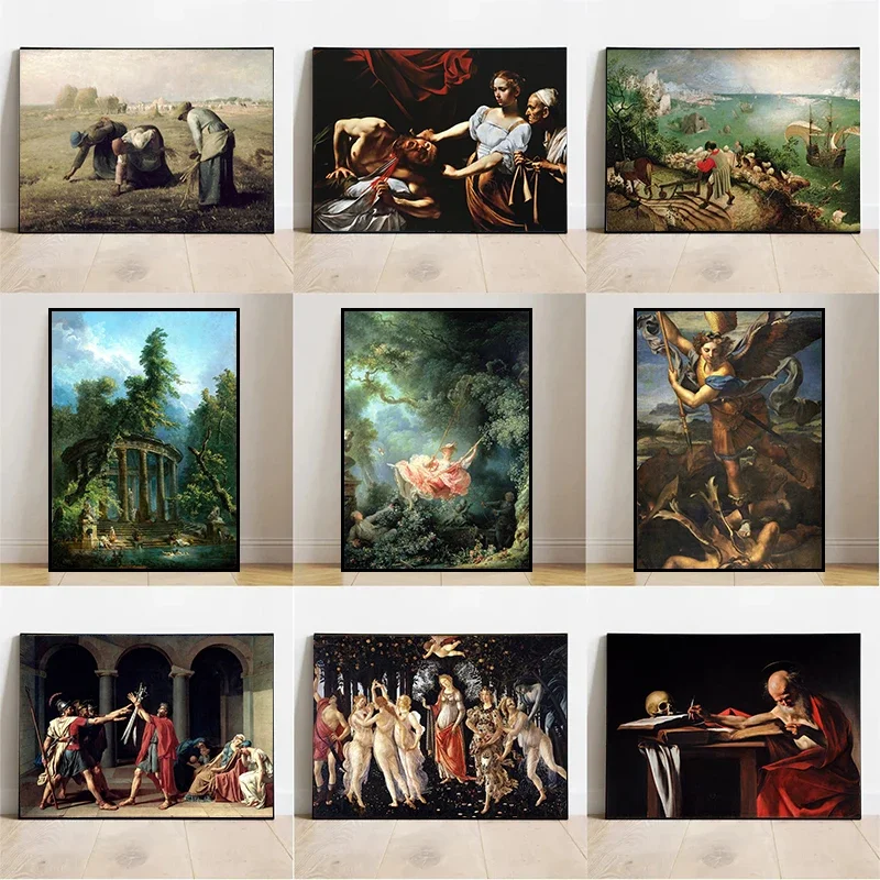 Vintage Fashion Wall Art - Classic Vintage Famous Painting The Swing
