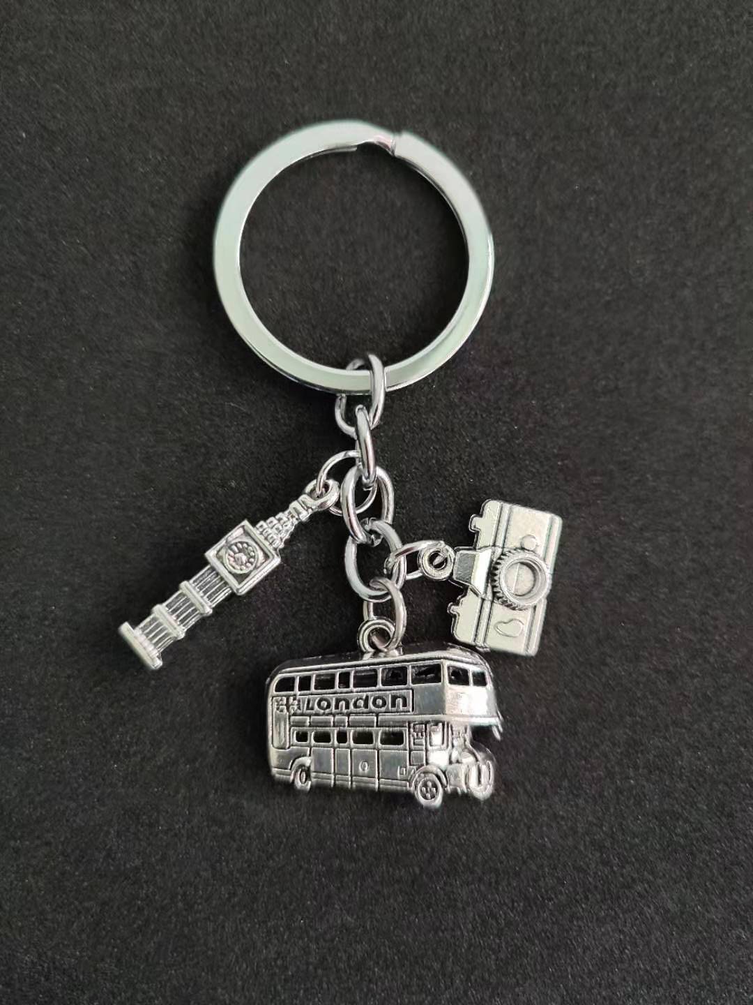 Vintage Fashion London - 1pc London Keychain Big Ben Key