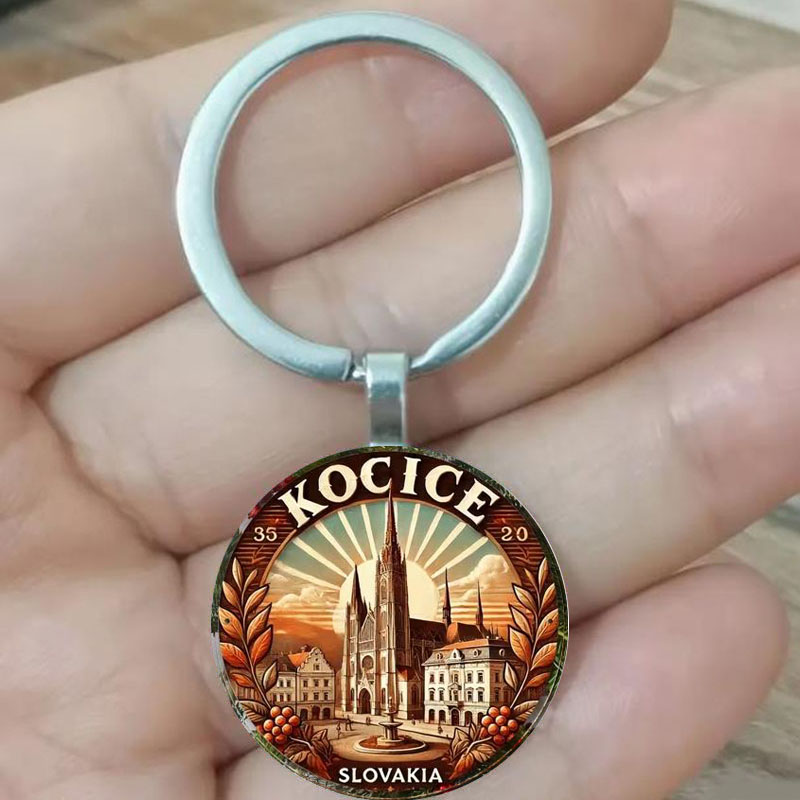 Vintage Fashion Enthusiasts - Vintage style keychain showcases charm for