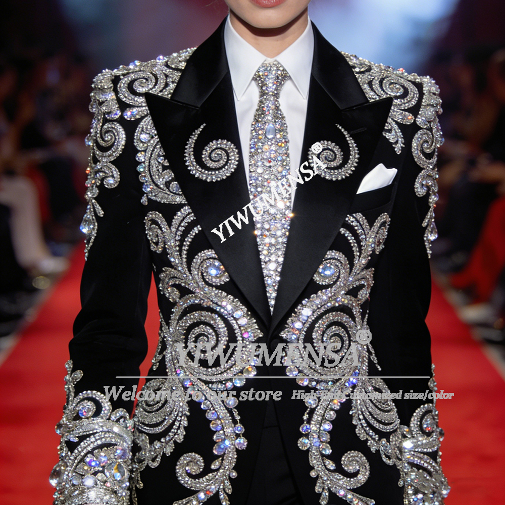 Sparkly Beaded Stones Suits Wo - Velvet Blazer Vintage ulasan dan harga