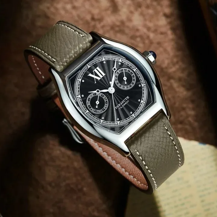 FARASUTE Men Pilot Watch 36mm* - Vintage Fashion Week ulasan dan harga