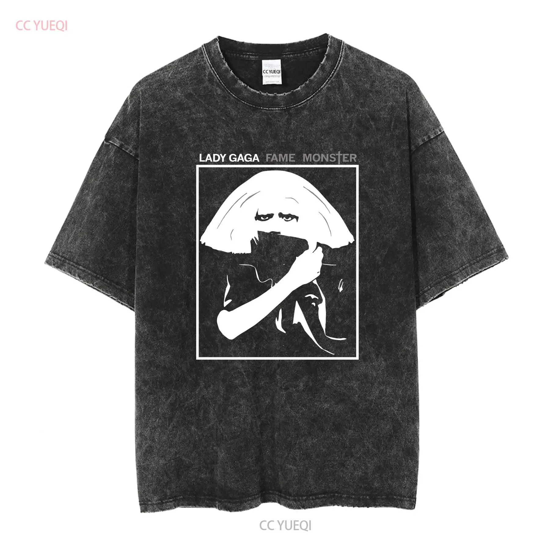Lady Gaga Fame Monster T Shirt - Vintage Fashion Rings ulasan dan harga