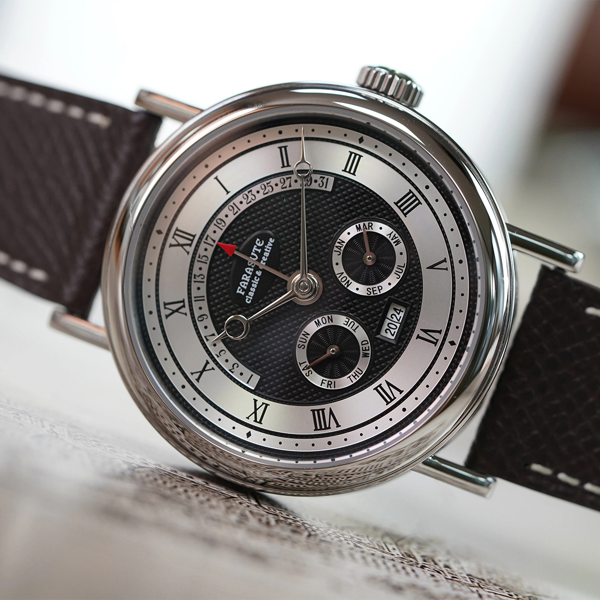 FARASUTE Men Automatic Watch 3 - Vintage Fashion Week ulasan dan harga
