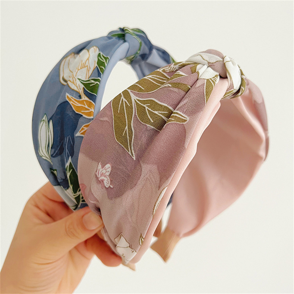 Bohemia Fabric Wide Headbands  - Vintage Fashion Boutique ulasan dan harga