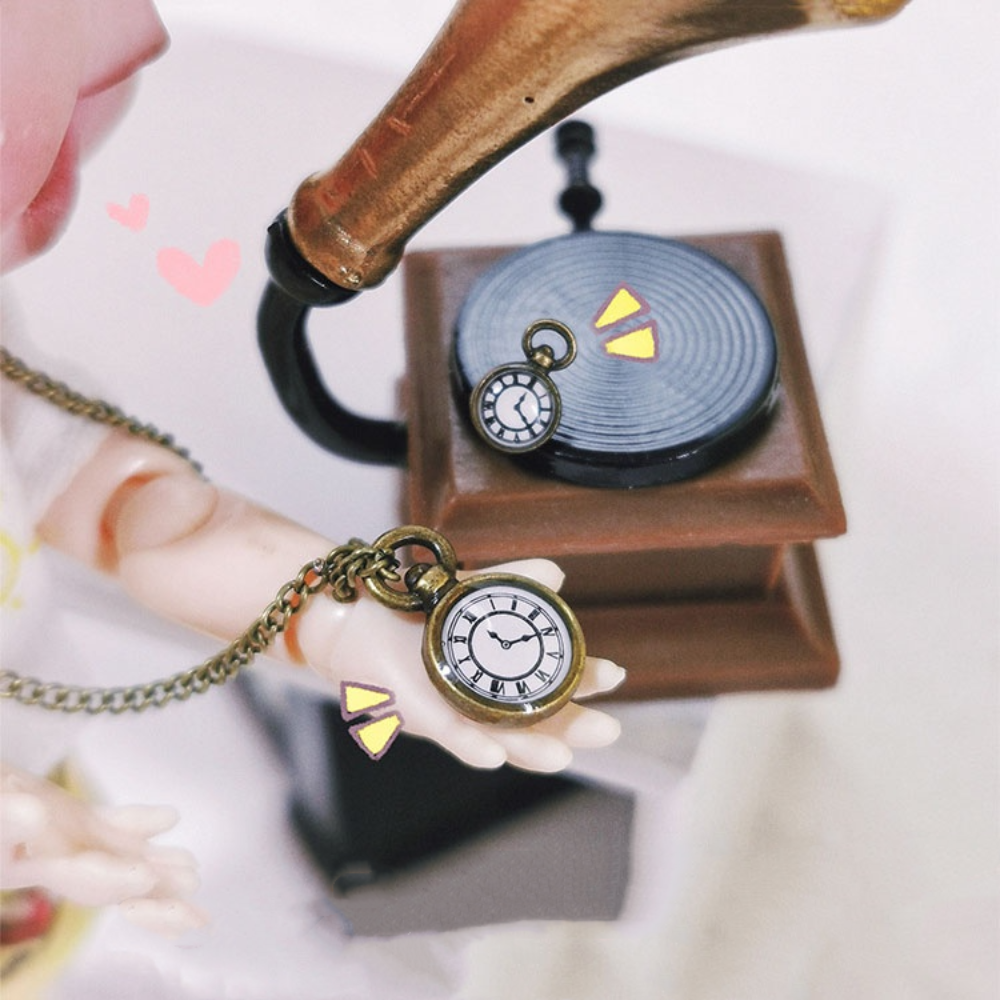 Vintage Necklace Watch Dollhou - Vintage Fashion Toys ulasan dan harga