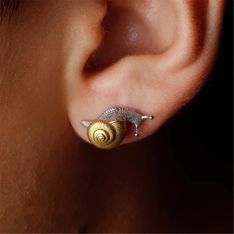 Vintage Snail Earrings Adornme - Vintage Fashion Enthusiasts ulasan dan harga