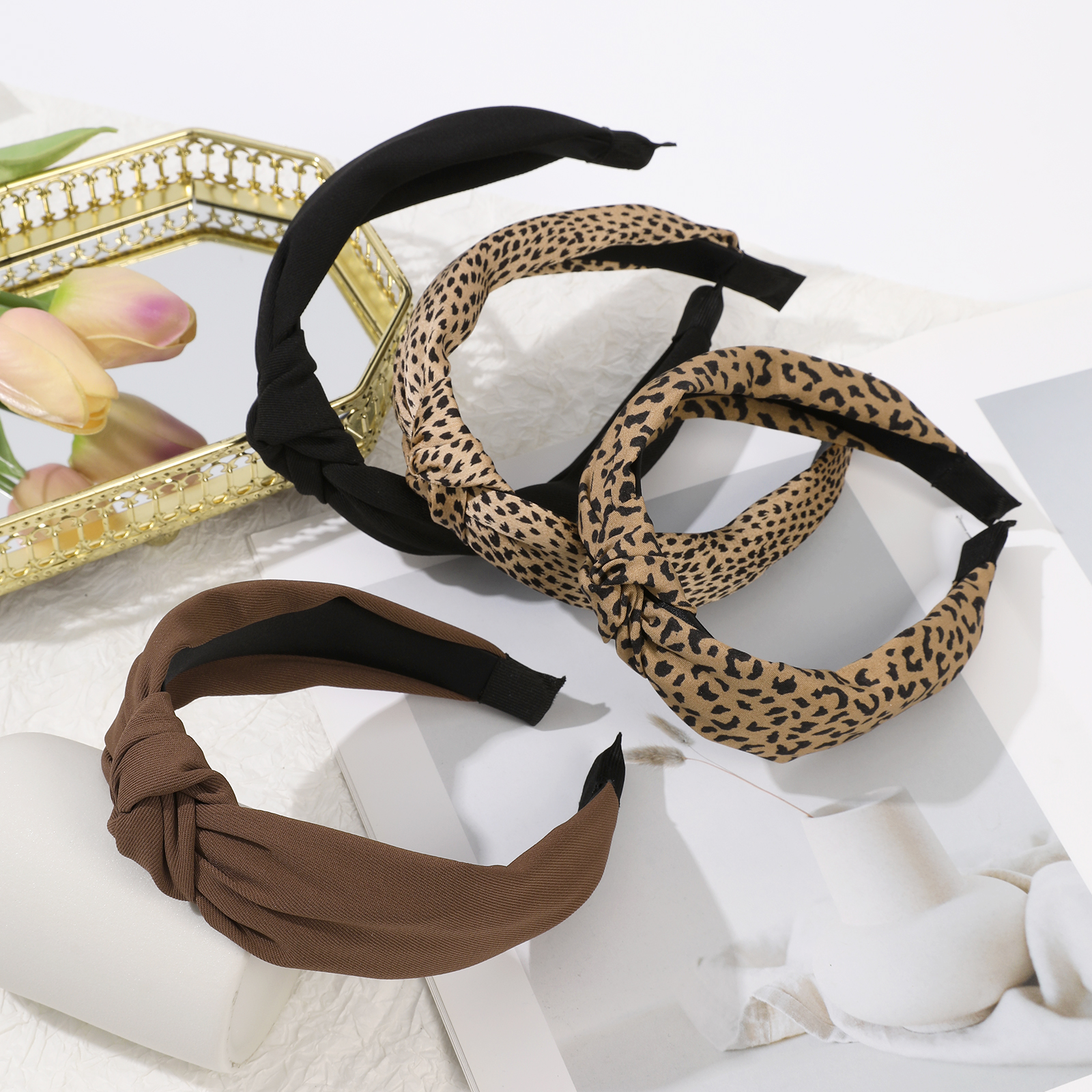 Fashion Leopard Print Headband - Vintage Fashion Boutique ulasan dan harga