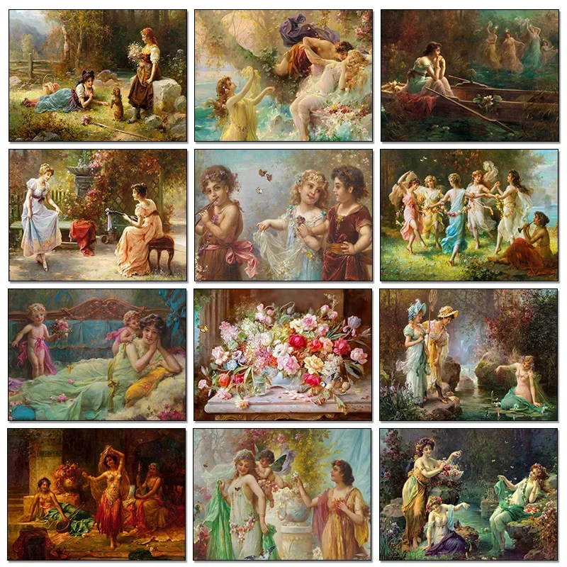Vintage Renaissance Aesthetic  - Vintage Fashion Wall Art ulasan dan harga