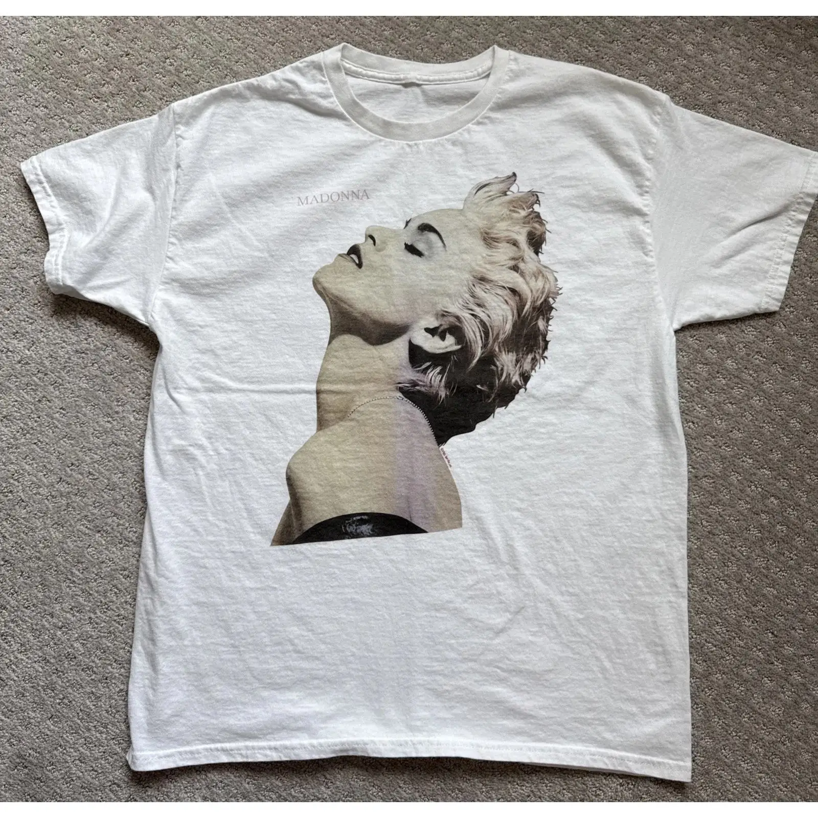Madonna 1986 TRUE BLUE T Shirt - Vintage Fashion Toys ulasan dan harga