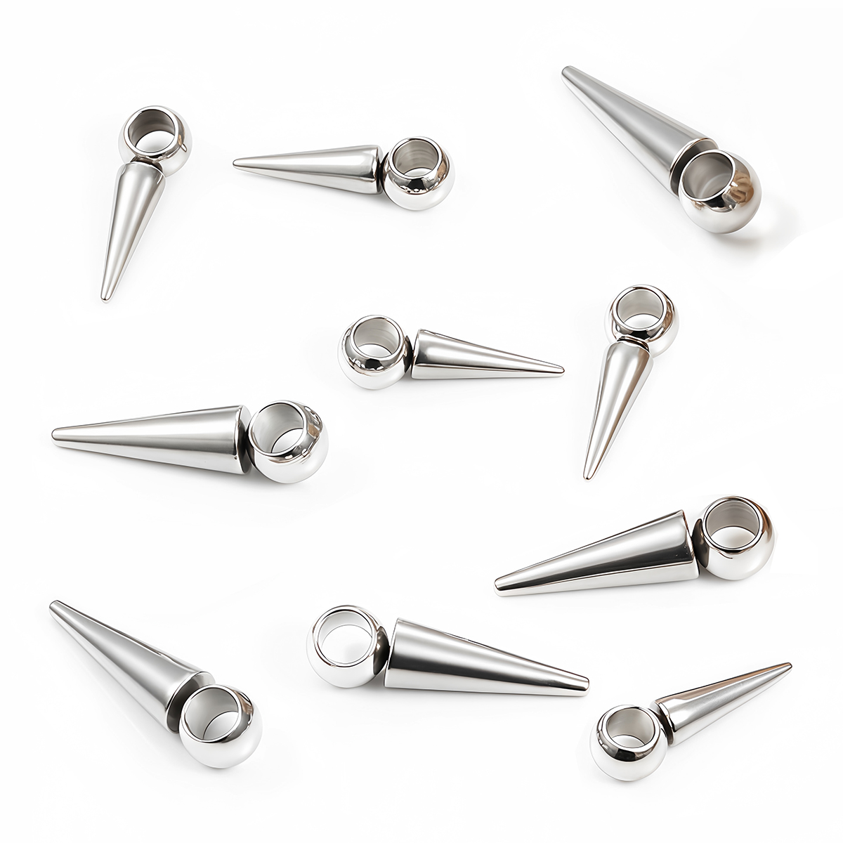 10pcs Retro Cone Charms Pendan - Vintage Fashion Words ulasan dan harga