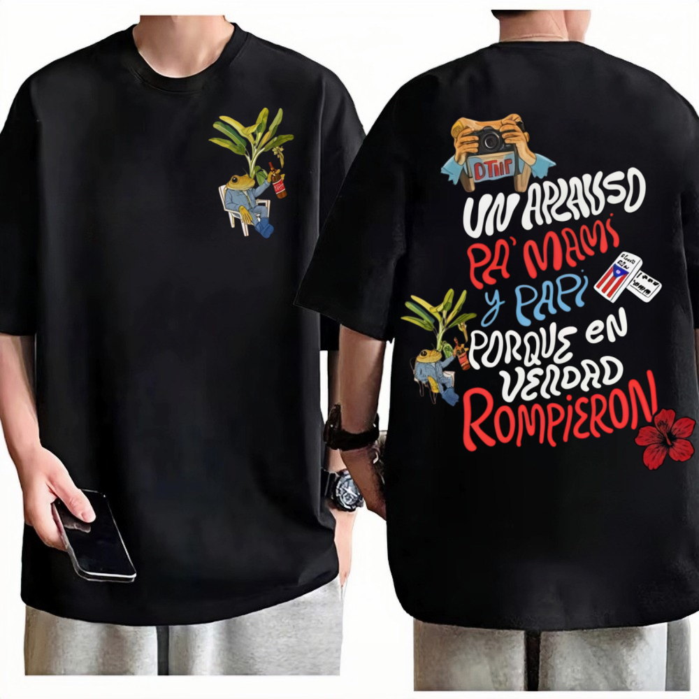 Bad Bunny World Tour T-Shirt M - Vintage Fashion Toys ulasan dan harga