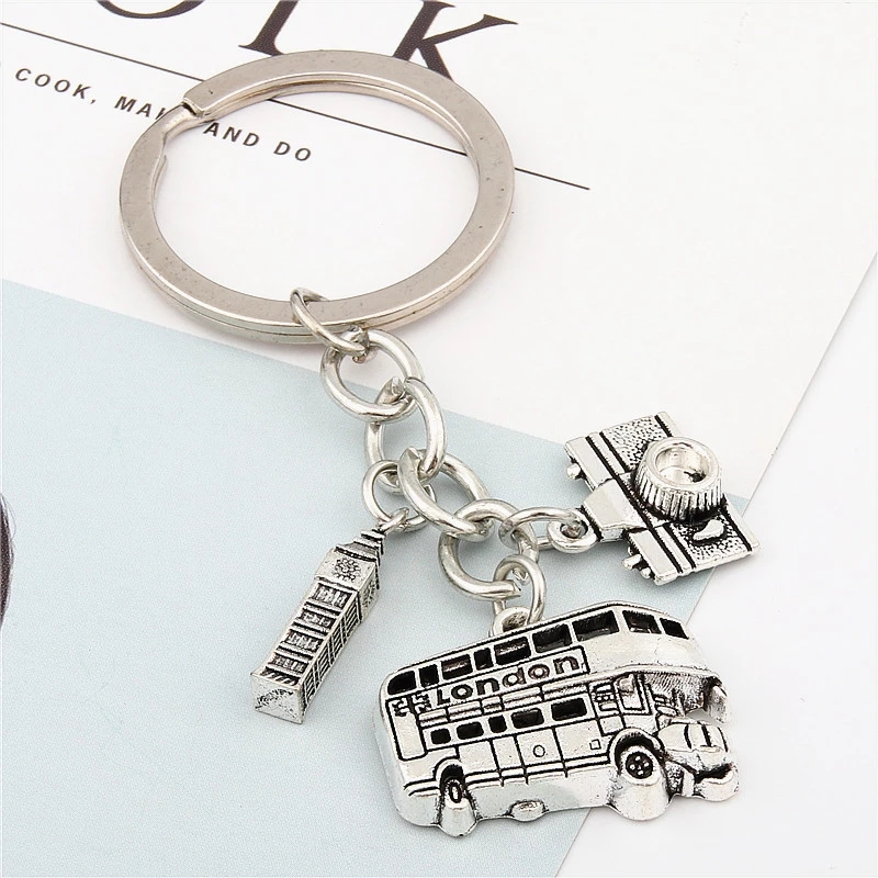 1pc London Keychain Big Ben Ke - Vintage Fashion London ulasan dan harga