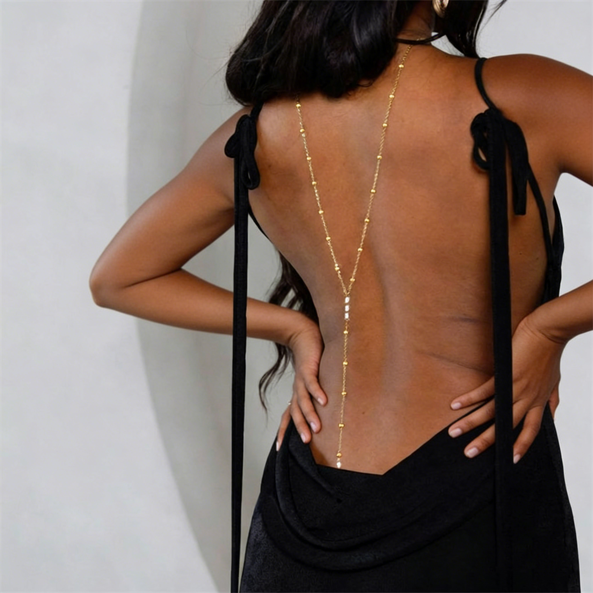 Retro Long Link Chain Women's  - Vintage Fashion Words ulasan dan harga