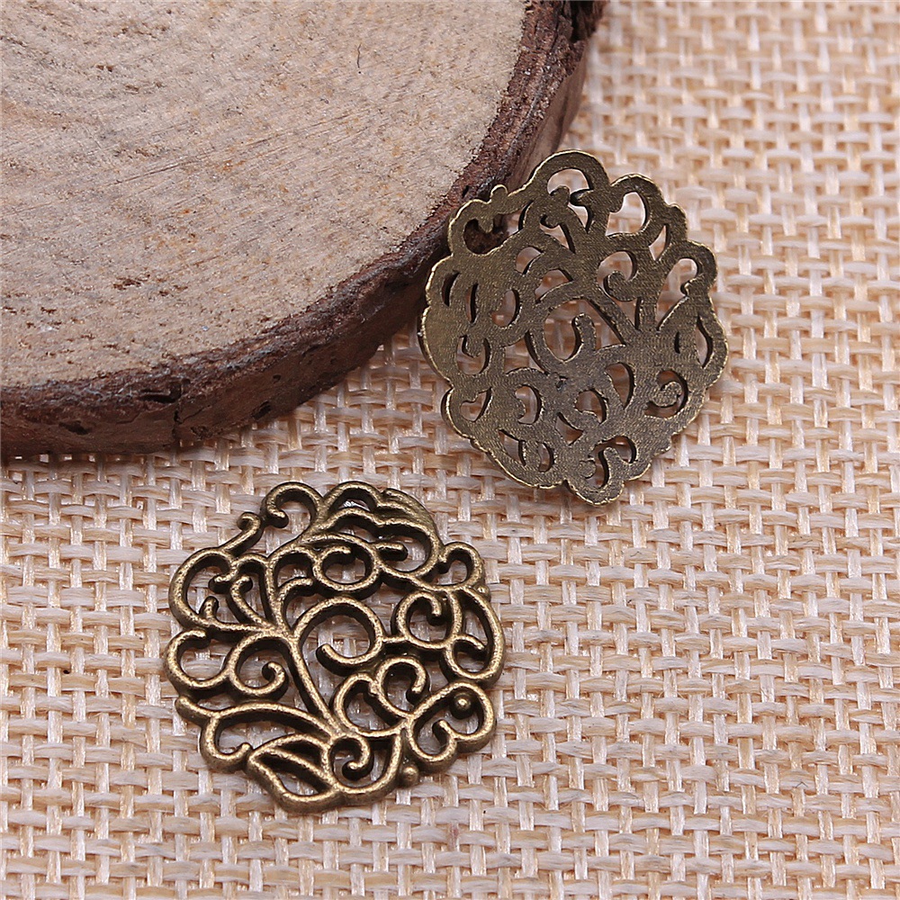 10pcs 18x18mm 2 Colors Antique - Vintage Fashion Words ulasan dan harga