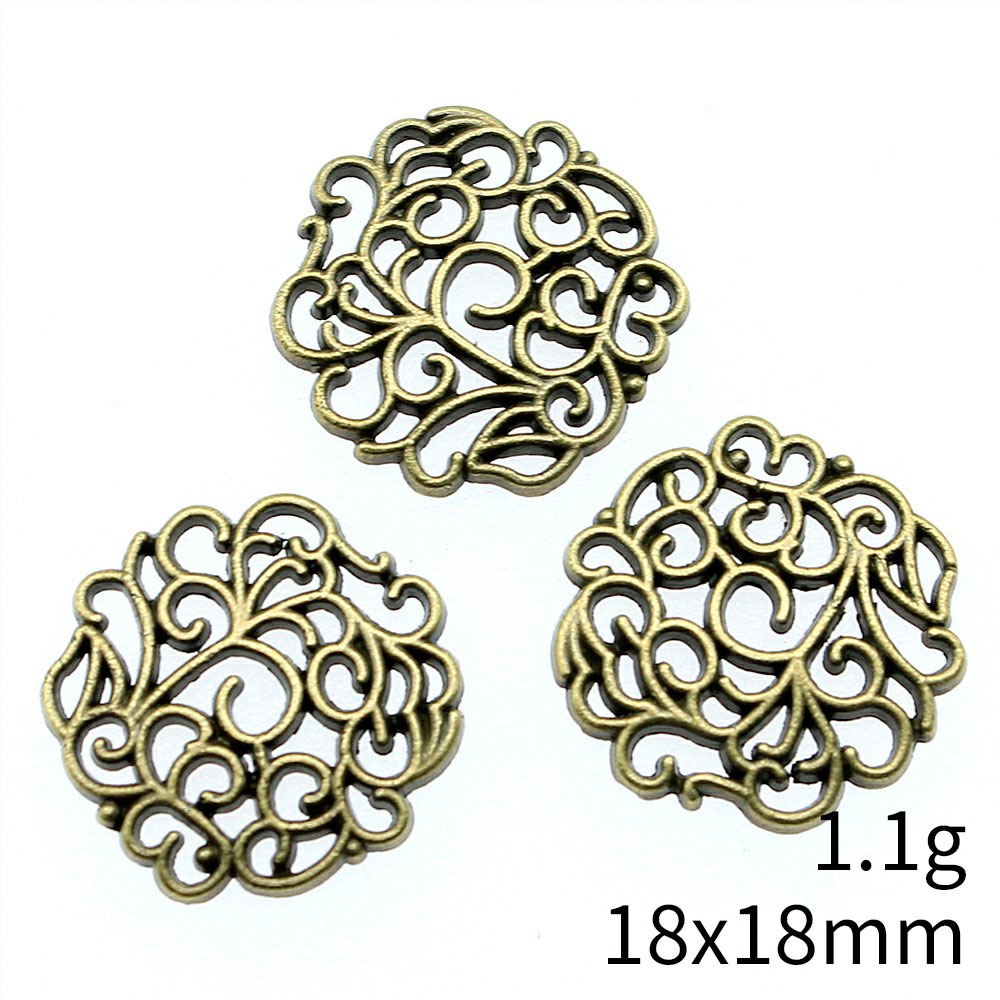 10pcs 18x18mm 2 Colors Antique - Vintage Fashion Words ulasan dan harga
