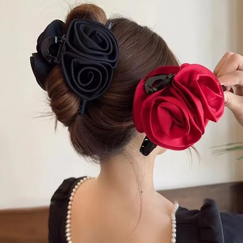 French Big Double Rose Flower  - Vintage Fashion Boutique ulasan dan harga