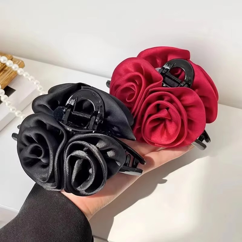 French Big Double Rose Flower  - Vintage Fashion Boutique ulasan dan harga