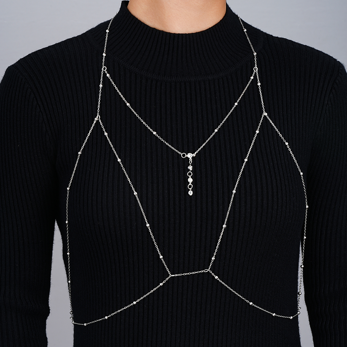 Vintage Silver Color Beaded Cr - Vintage Fashion Words ulasan dan harga