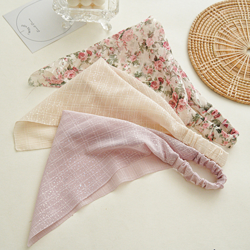 Sweet Floral Headscarf Vintage - Vintage Fashion Boutique ulasan dan harga