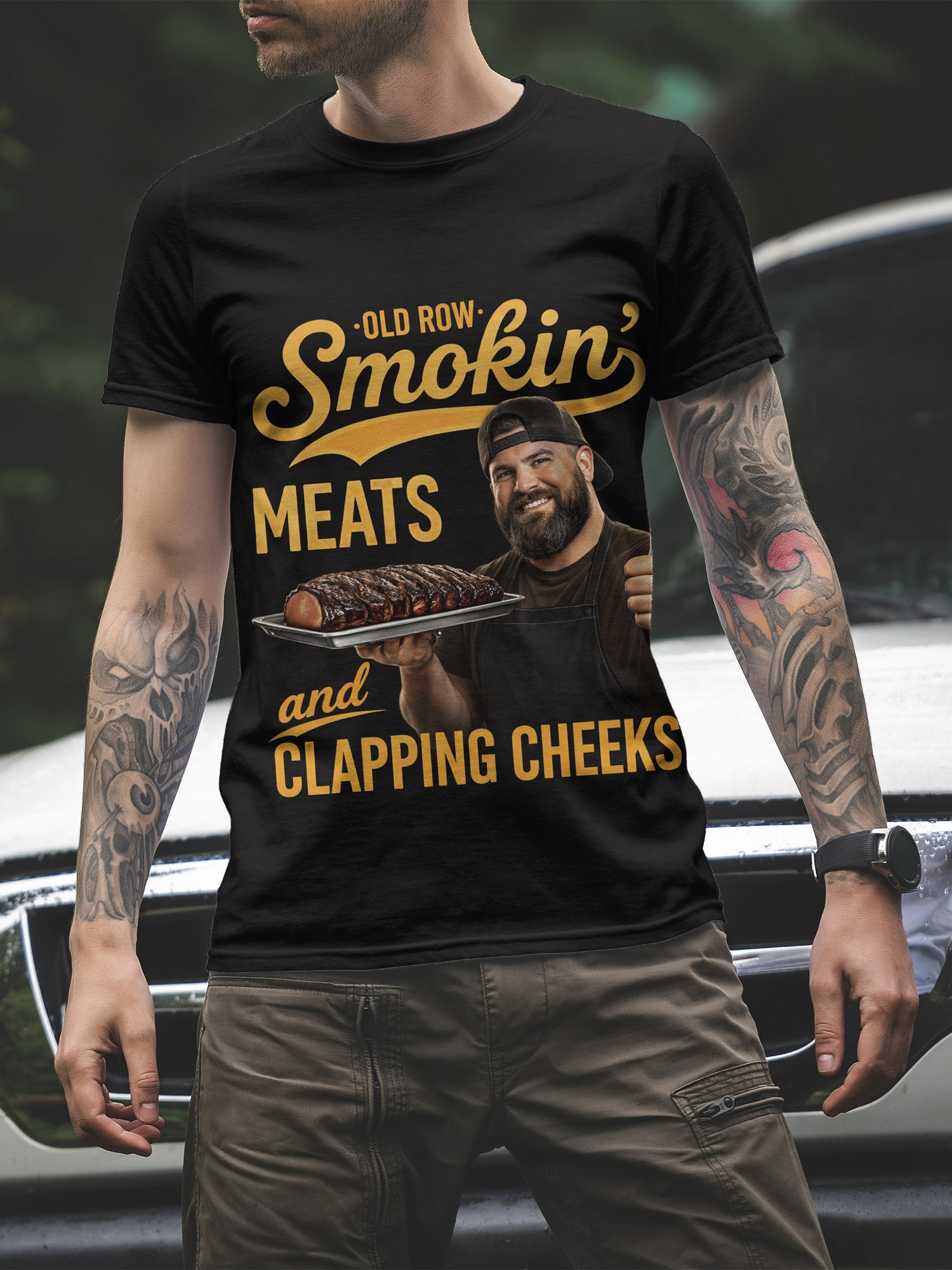 BBQ Enthusiast Graphic Tee Vin - Vintage Fashion Enthusiasts ulasan dan harga