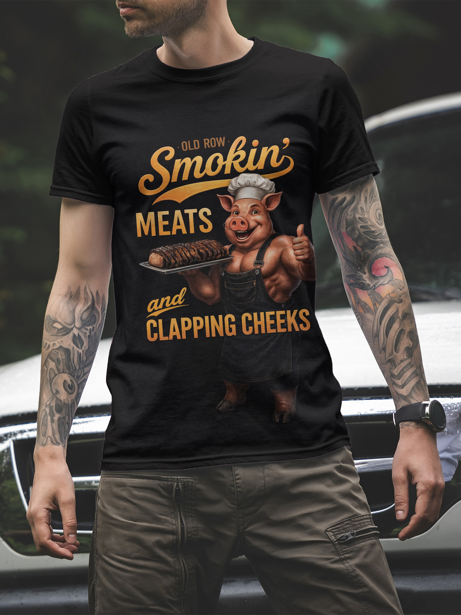 BBQ Enthusiast Graphic Tee Vin - Vintage Fashion Enthusiasts ulasan dan harga