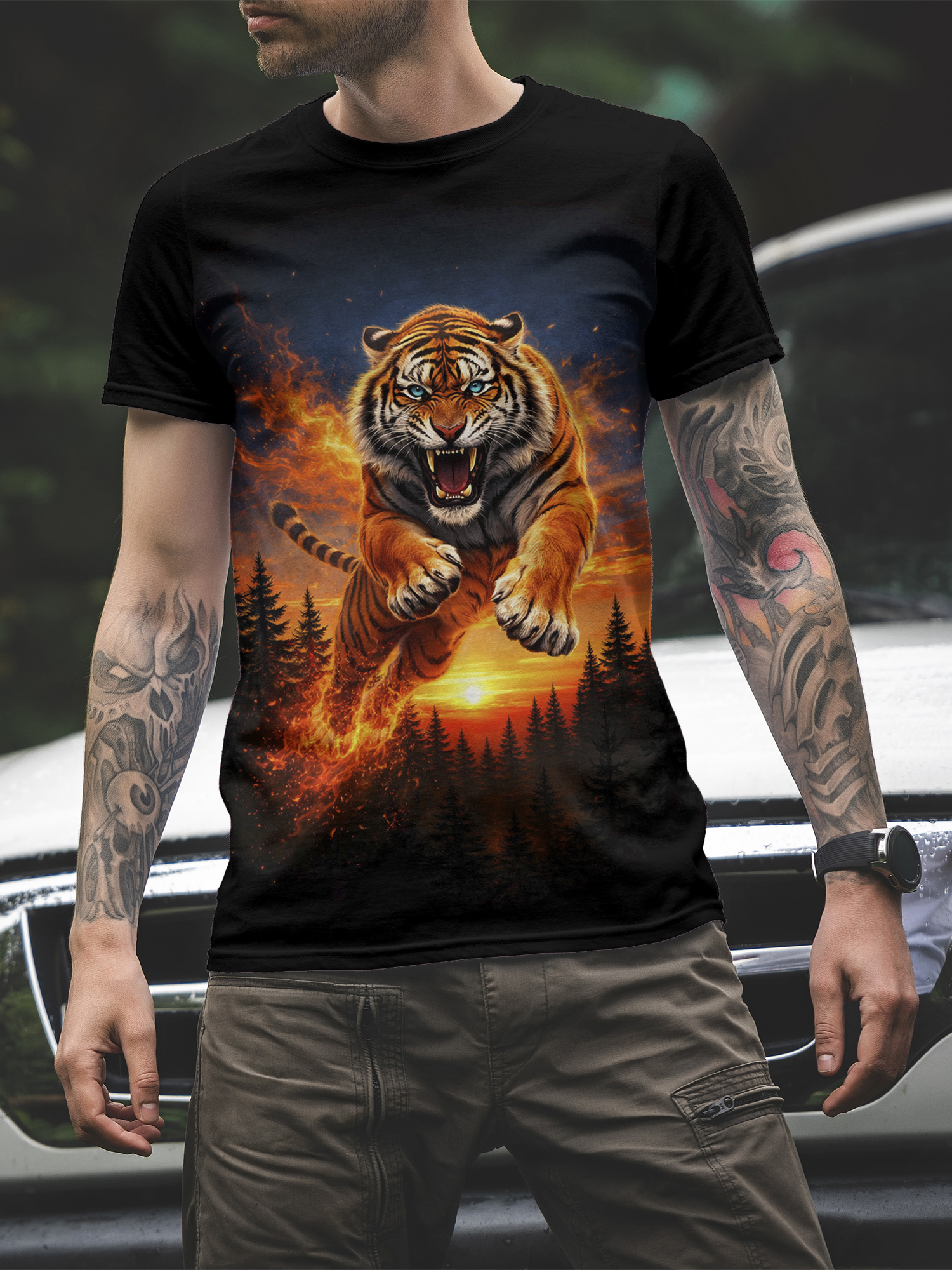 BBQ Enthusiast Graphic Tee Vin - Vintage Fashion Enthusiasts ulasan dan harga