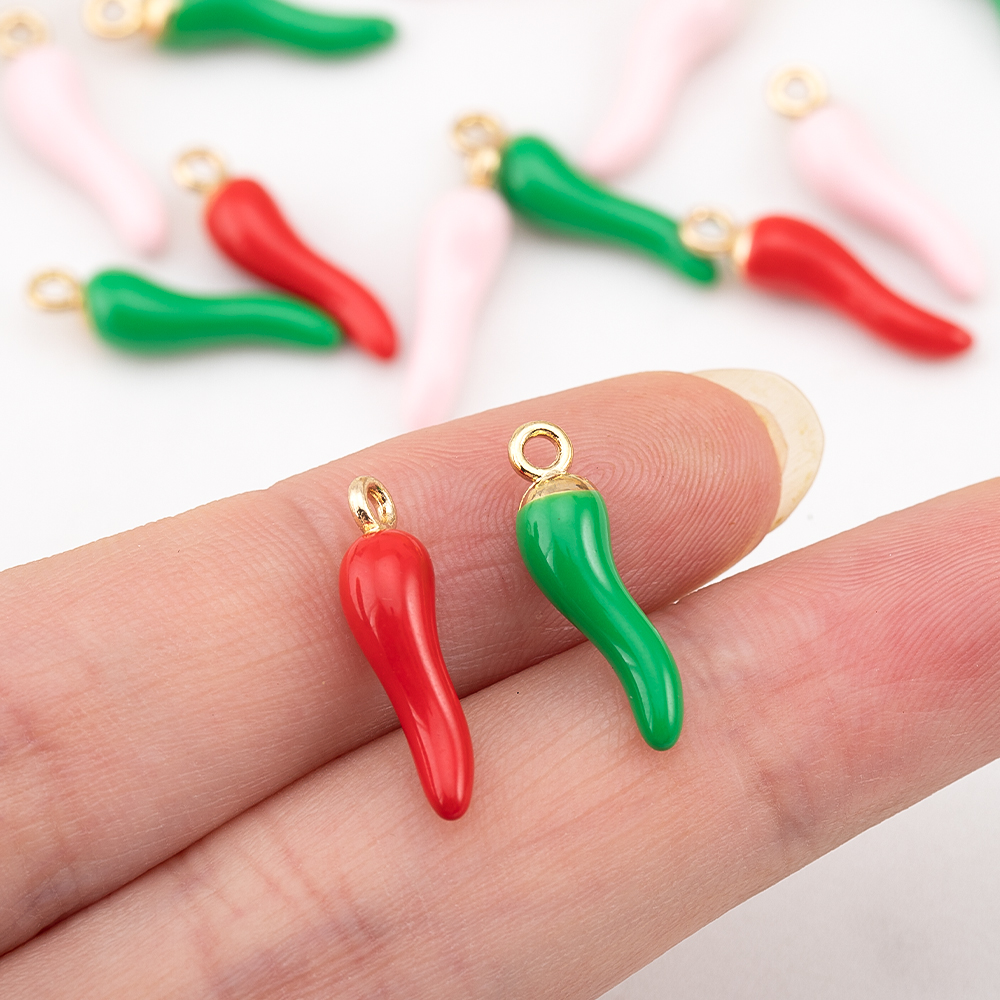 10pcs 5pcs 20pcs Red Hot Chili - Vintage Fashion Words ulasan dan harga