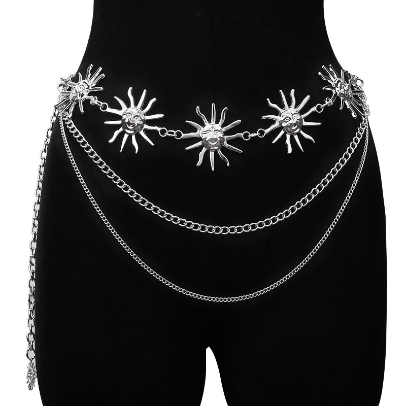 Chunky Multilayer Punk Gothic  - Vintage Fashion Words ulasan dan harga