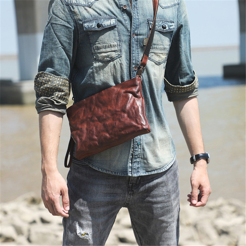 Fashion simple genuine leather - Vintage Fashion Boutique ulasan dan harga