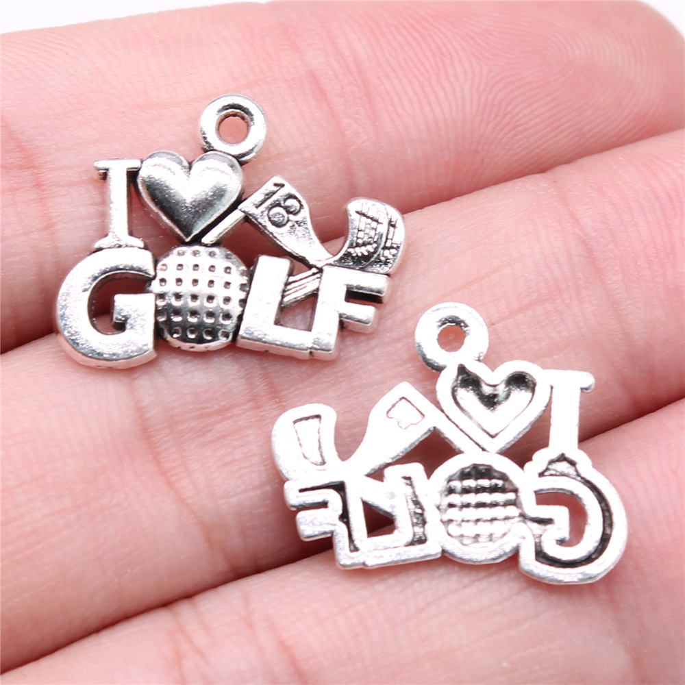 WYSIWYG 20pcs 22x18mm 2 Colors - Vintage Fashion Words ulasan dan harga
