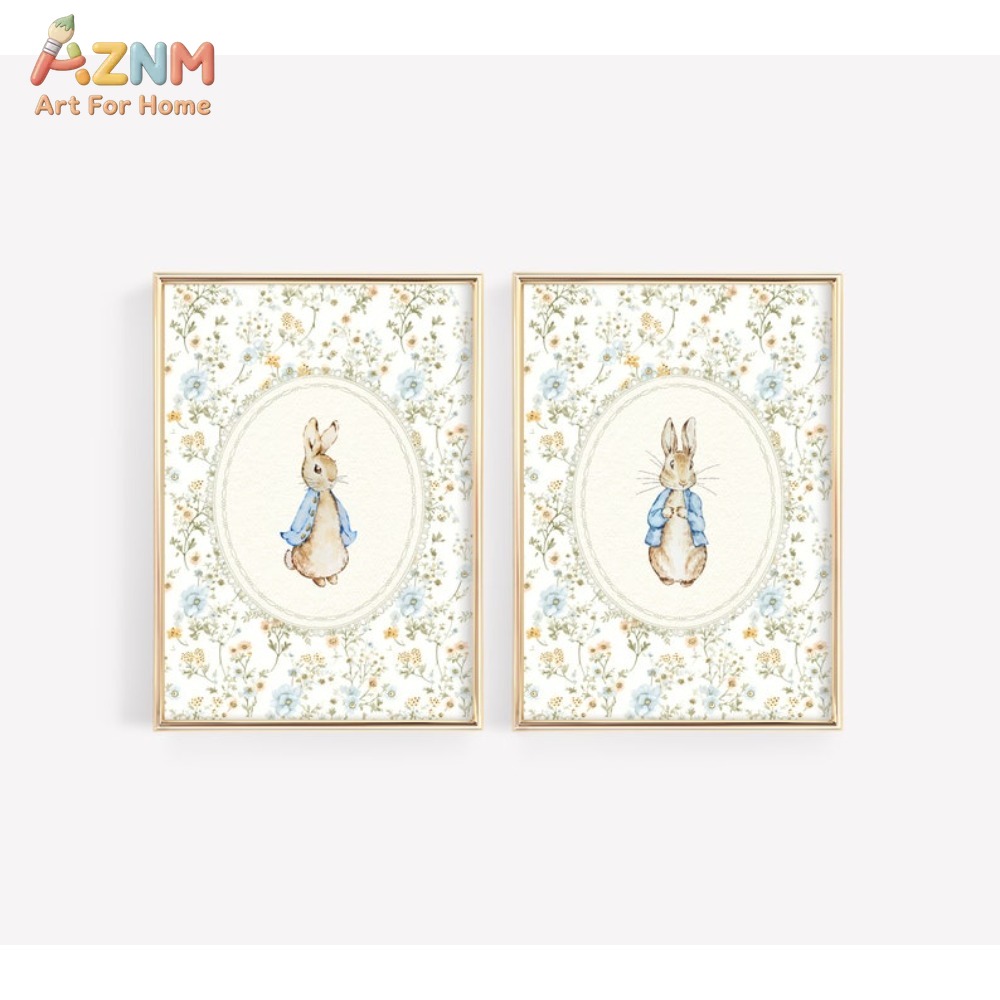 AZNM Vintage Peter Rabbit Canv - Vintage Fashion Wall Art ulasan dan harga