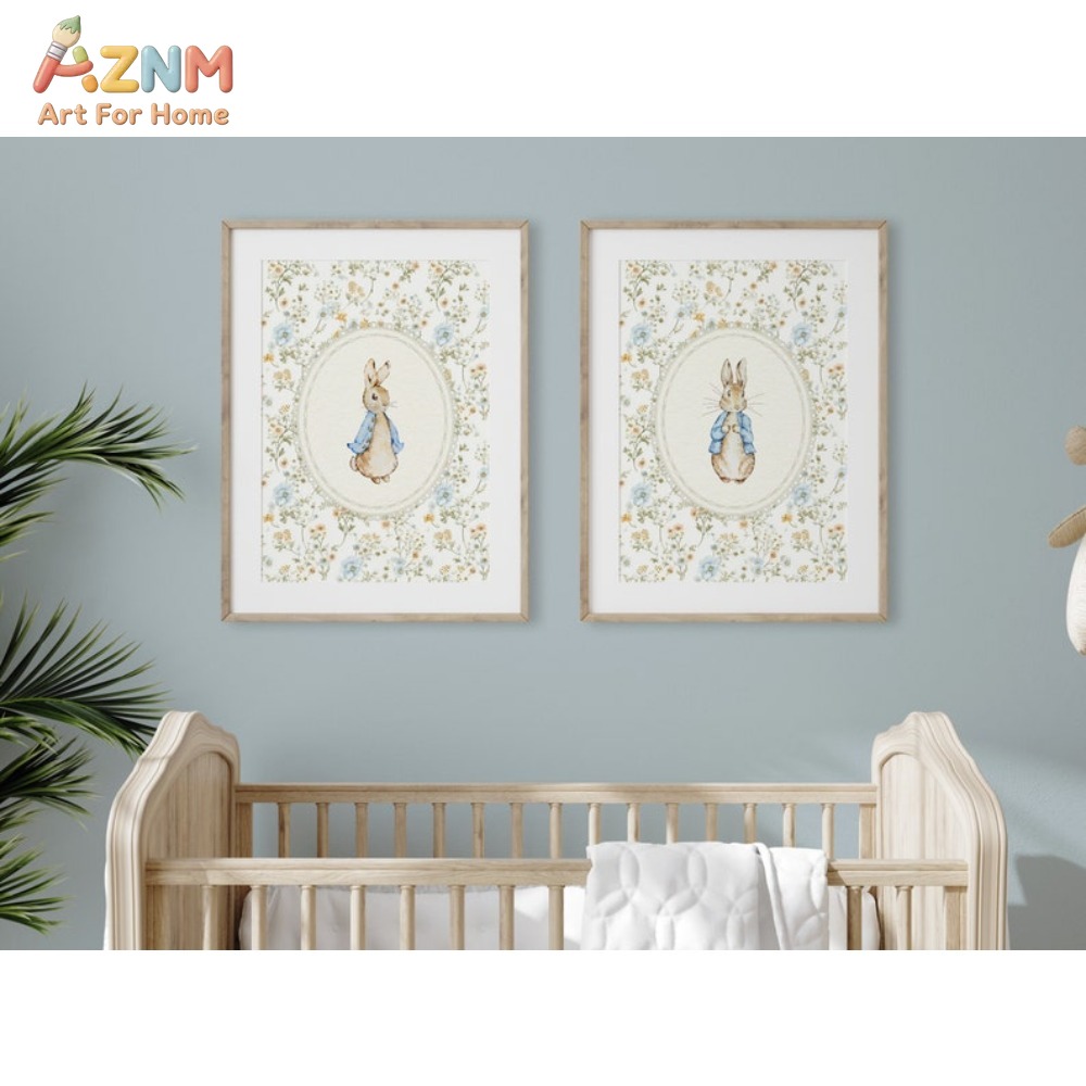 AZNM Vintage Peter Rabbit Canv - Vintage Fashion Wall Art ulasan dan harga