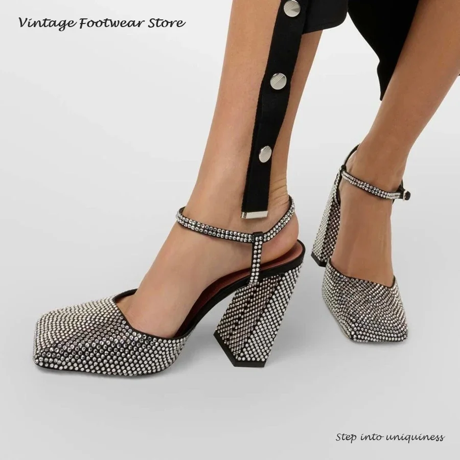 Vintage Crystal Embellished Pu - Vintage And Modern Fashion ulasan dan harga