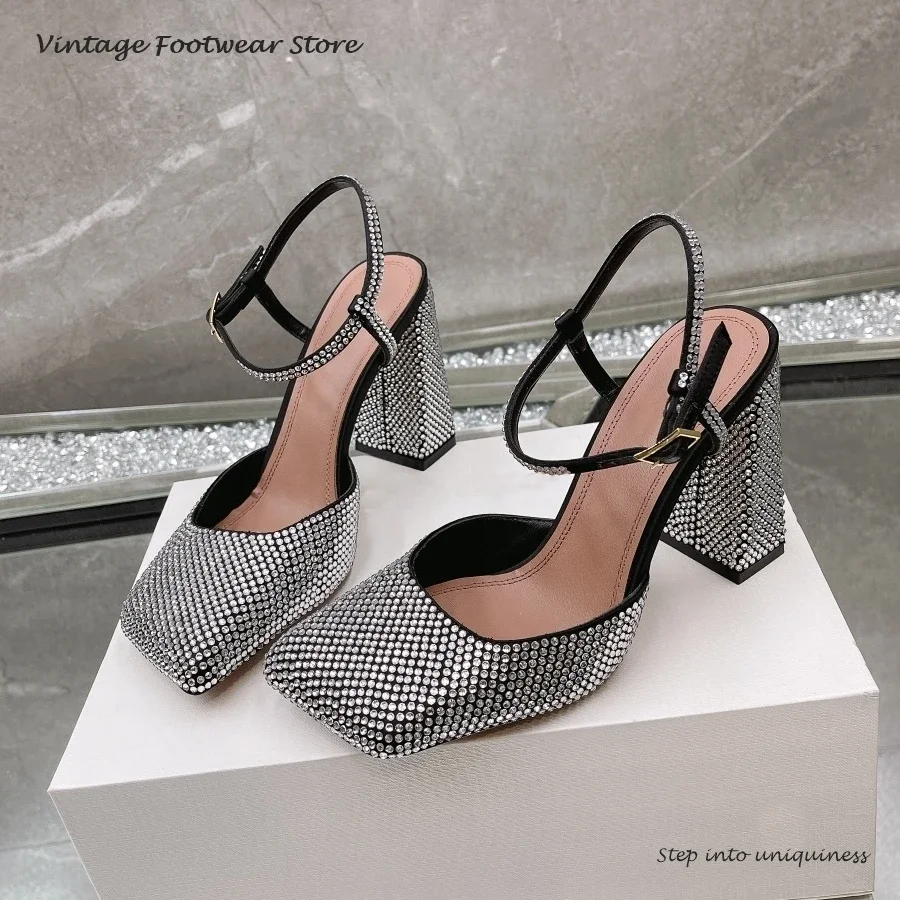 Vintage Crystal Embellished Pu - Vintage And Modern Fashion ulasan dan harga