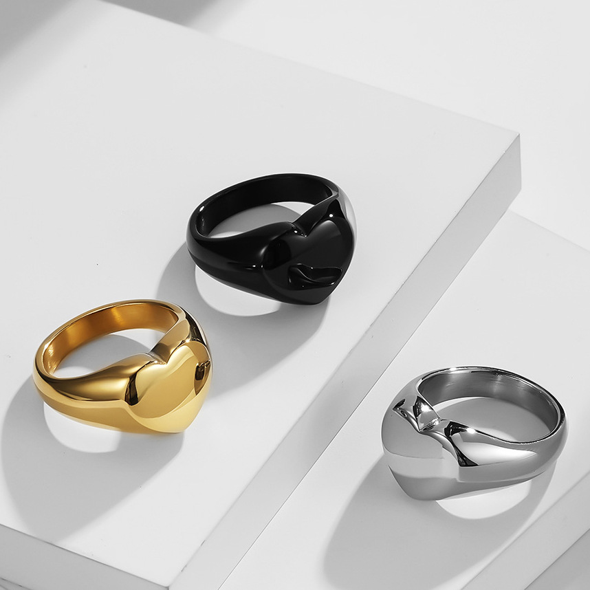 Customized Women Signet Ring C - Vintage Fashion Rings ulasan dan harga