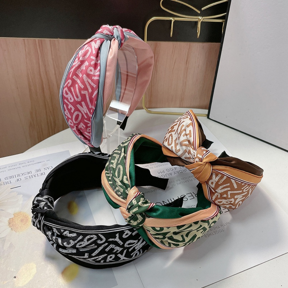 Wide Fabric Knot Headbands For - Vintage Fashion Boutique ulasan dan harga